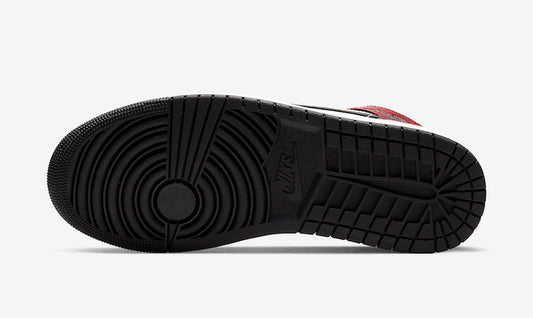Air Jordan 1 Mid 'Bred Toe'