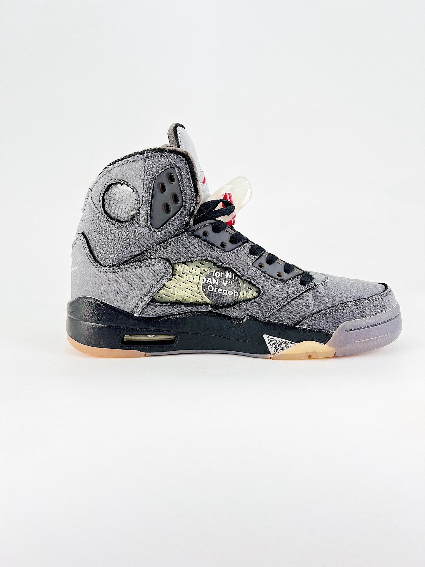 Air Jordan 5 Off-White “Black” – Edição Especial