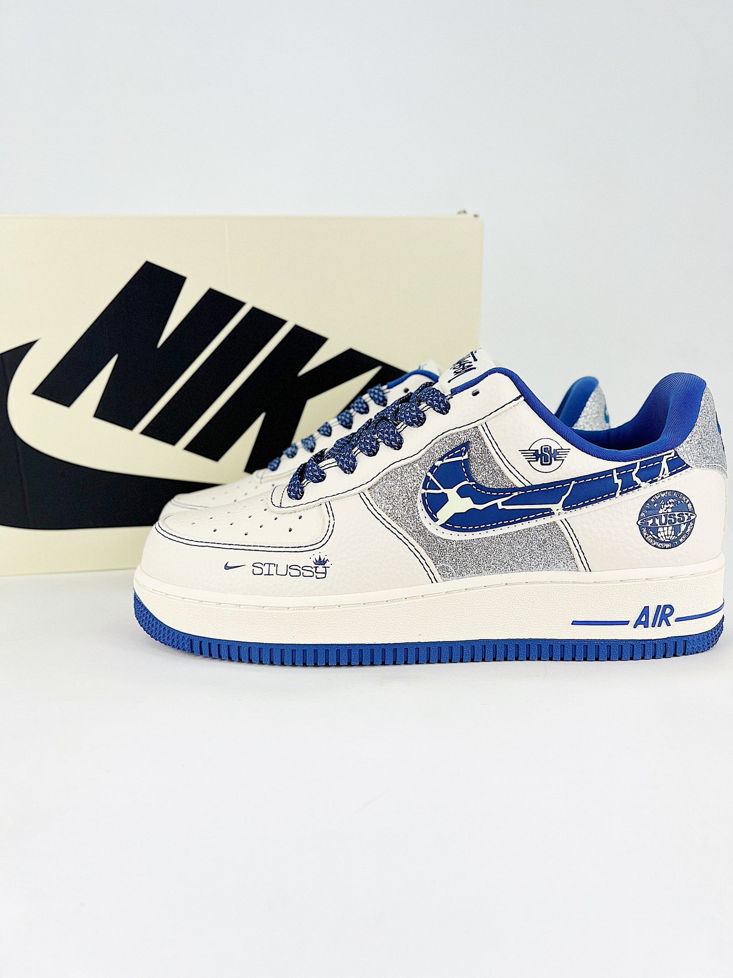 Nike Air Force 1 x Stussy “Blue Spark Edition”