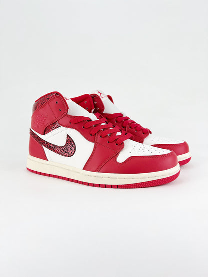 Air Jordan 1 Mid – Red Python Edition