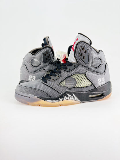 Air Jordan 5 Off-White “Black” – Edição Especial