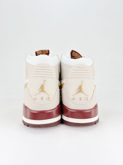Air Jordan Legacy 312 – Edição Dourada/Vinho